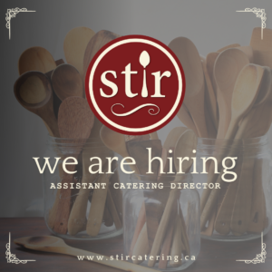 We are hiring an assistant catering director